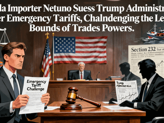 Florida Importer Netuno Sues Trump Administration Over Emergency Tariffs, Challenging the Legal Bounds of Trade Powers