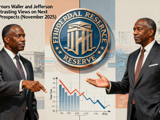 Fed Governors Waller and Jefferson Offer Contrasting Views on Next Rate Cut Prospects (November 2025)