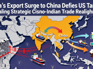 India’s Export Surge to China Defies US Tariffs, Signaling Strategic Sino-Indian Trade Realignment
