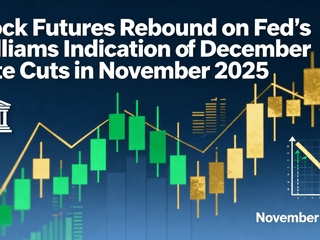 Stock Futures Rebound on Fed's Williams Indication of December Rate Cuts in November 2025