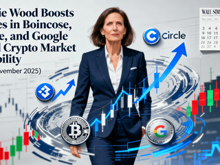 Cathie Wood Boosts Stakes in Coinbase, Circle, and Google Amid Crypto Market Volatility (Late November 2025)