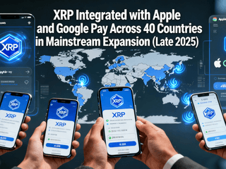 XRP Integrated with Apple and Google Pay Across 40 Countries in Mainstream Expansion (Late 2025)