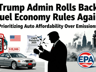 U.S. President Trump Administration's Second Major Rollback of Fuel Economy Standards: A Shift Prioritizing Auto Affordability Over Emissions