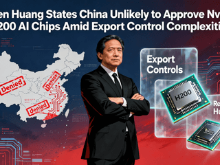 Jensen Huang States China Unlikely to Approve Nvidia’s H200 AI Chips Amid Export Control Complexities