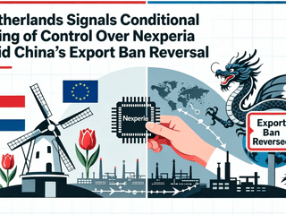 Netherlands Signals Conditional Easing of Control Over Nexperia Amid China’s Export Ban Reversal