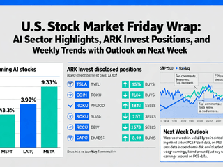 U.S. Market Friday Wrap: AI Sector Highlights, and Weekly Trends with Outlook on Next Week