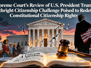 Supreme Court's Review of U.S. President Trump's Birthright Citizenship Challenge Poised to Redefine Constitutional Citizenship Rights