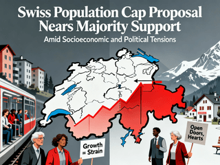 Swiss Population Cap Proposal Nears Majority Support Amid Socioeconomic and Political Tensions
