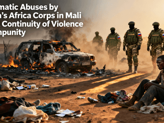 Systematic Abuses by Russia’s Africa Corps in Mali Signal Continuity of Violence and Impunity