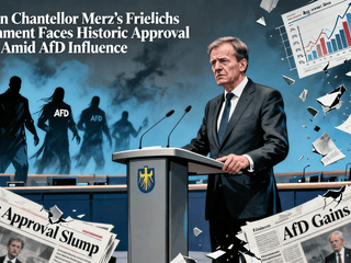 German Chancellor Merz’s Government Faces Historic Approval Slump Amid Rising AfD Influence