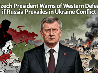 Czech President Warns of Western Defeat if Russia Prevails in Ukraine Conflict