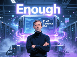 Sam Altman: "Enough" — Defending OpenAI's $1.4T Compute Bet