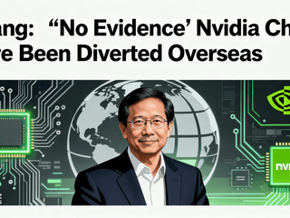 Huang: ‘No Evidence’ Nvidia Chips Have Been Diverted Overseas
