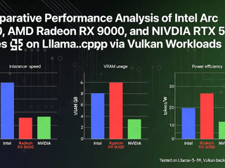 Comparative Performance Analysis of Intel Arc B580, AMD Radeon RX 9000, and NVIDIA RTX 50 Series on Llama.cpp Vulkan Workloads