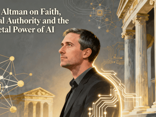 Sam Altman on Faith, Moral Authority and the Societal Power of AI