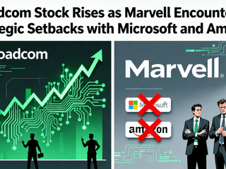 Broadcom Stock Rises as Marvell Encounters Strategic Setbacks with Microsoft and Amazon
