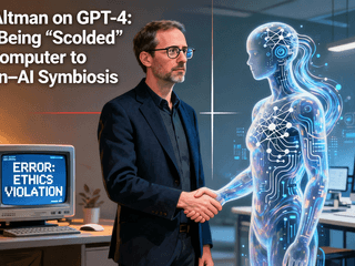Sam Altman on GPT-4: From Being 'Scolded' by a Computer to Human–AI Symbiosis