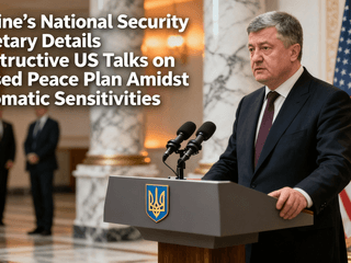 Ukraine’s National Security Secretary Details Constructive US Talks on Revised Peace Plan Amidst Diplomatic Sensitivities