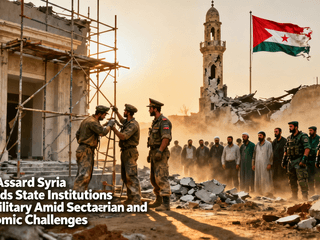 Post-Assad Syria Rebuilds State Institutions and Military Amid Sectarian and Economic Challenges