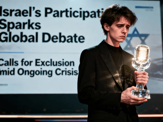 Eurovision Winner Nemo Returns Trophy Highlighting Crisis of Israel’s Participation