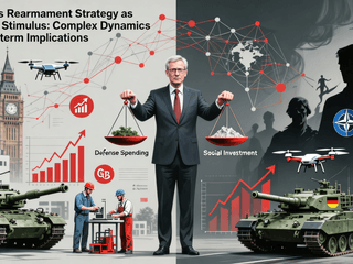 Germany’s Rearmament Strategy as an Economic Stimulus: Complex Dynamics and Long-term Implications