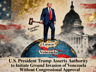 U.S. President Trump Asserts Authority to Initiate Ground Invasion of Venezuela Without Congressional Approval