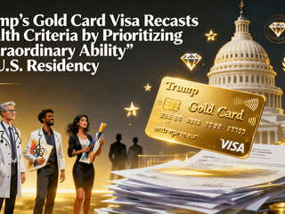 Trump's Gold Card Visa Recasts Wealth Criteria by Prioritizing 'Extraordinary Ability' for U.S. Residency