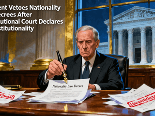 President Vetoes Nationality Law Decrees After Constitutional Court Declares Unconstitutionality