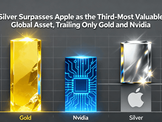 Silver Surpasses Apple as the Third-Most Valuable Global Asset, Trailing Only Gold and Nvidia