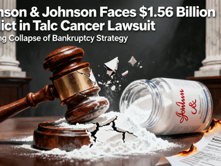 Johnson & Johnson Faces $1.56 Billion Verdict in Talc Cancer Lawsuit, Signaling Collapse of Bankruptcy Strategy