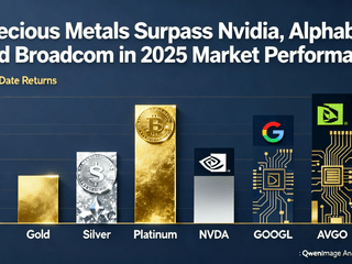 Precious Metals Surpass Nvidia, Alphabet, and Broadcom in 2025 Market Performance