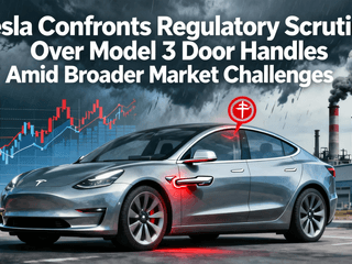 Tesla Confronts Regulatory Scrutiny Over Model 3 Door Handles Amid Broader Market Challenges
