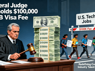 Federal Judge Upholds $100,000 H-1B Visa Fee, Redefining Costs for Tech Industry Talent Acquisition