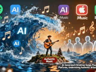 AI-Generated Christmas Songs Flood Streaming Platforms, Undermining Authentic Artists’ Livelihoods