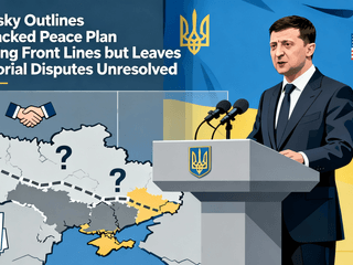 Zelensky Outlines US-Backed Peace Plan Freezing Front Lines but Leaves Territorial Disputes Unresolved