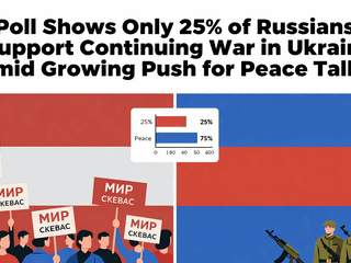 Poll Shows Only 25% of Russians Support Continuing War in Ukraine Amid Growing Push for Peace Talks