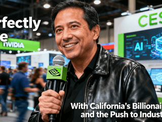 Jensen Huang at CES: "I'm Perfectly Fine" With California's Billionaire Tax and the Push to Industrial AI