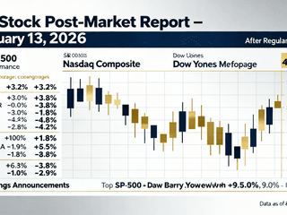 US Stock Post-Market Report - January 13, 2026