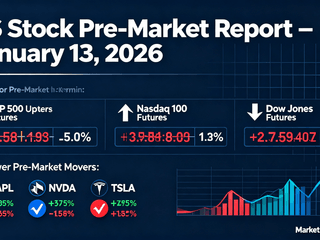 US Stock Pre-Market Report - January 13, 2026