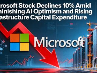 Microsoft Stock Declines 10% Amid Diminishing AI Optimism and Rising Infrastructure Capital Expenditure