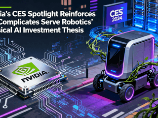 Nvidia’s CES Spotlight Reinforces but Complicates Serve Robotics’ Physical AI Investment Thesis