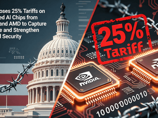 US Imposes 25% Tariffs on Advanced AI Chips from Nvidia and AMD to Capture Revenue and Strengthen National Security