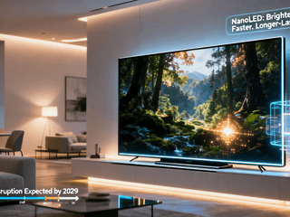 NanoLED Televisions Poised to Challenge OLED Dominance by 2029
