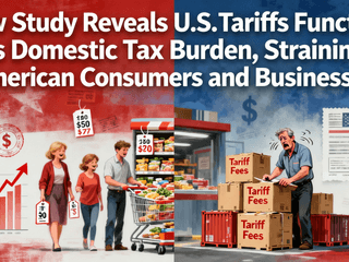 New Study Reveals U.S. Tariffs Function as Domestic Tax Burden, Straining American Consumers and Businesses