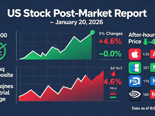 US Stock Post-Market Report - January 20, 2026
