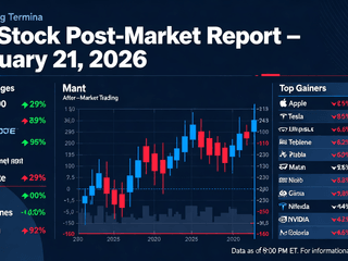 US Stock Post-Market Report - January 21, 2026