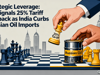 Strategic Leverage: US Signals 25% Tariff Rollback as India Curbs Russian Oil Imports