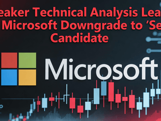 Weaker Technical Analysis Leads to Microsoft Downgrade to 'Sell' Candidate
