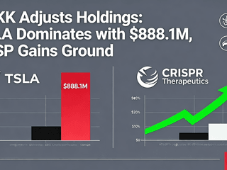 ARKK Adjusts Holdings: TSLA Dominates with $888.1M, CRSP Gains Ground