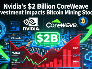 Nvidia's $2 Billion CoreWeave Investment Impacts Bitcoin Mining Stocks